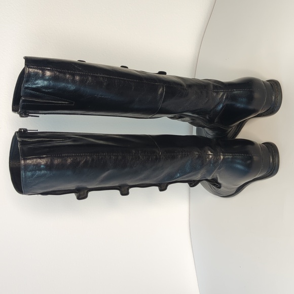 Miz Mooz Women's Size 8 Bloom Boots Black Leather Victorian Steampunk EUC - Picture 4 of 13